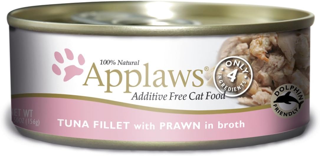 Applaws Tuna Fillet And Prawn, 24 - 5.5-Ounce Can