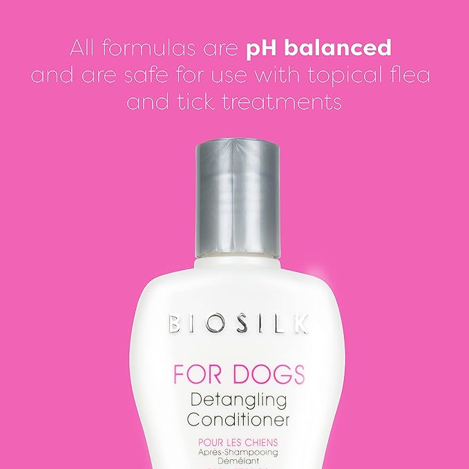 BioSilk for Dogs Silk Therapy Dog Detangling Conditioner