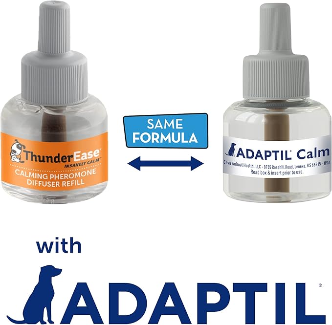 ThunderEase Dog Calming Pheromone Diffuser Refill | Powered by ADAPTIL (30 Day