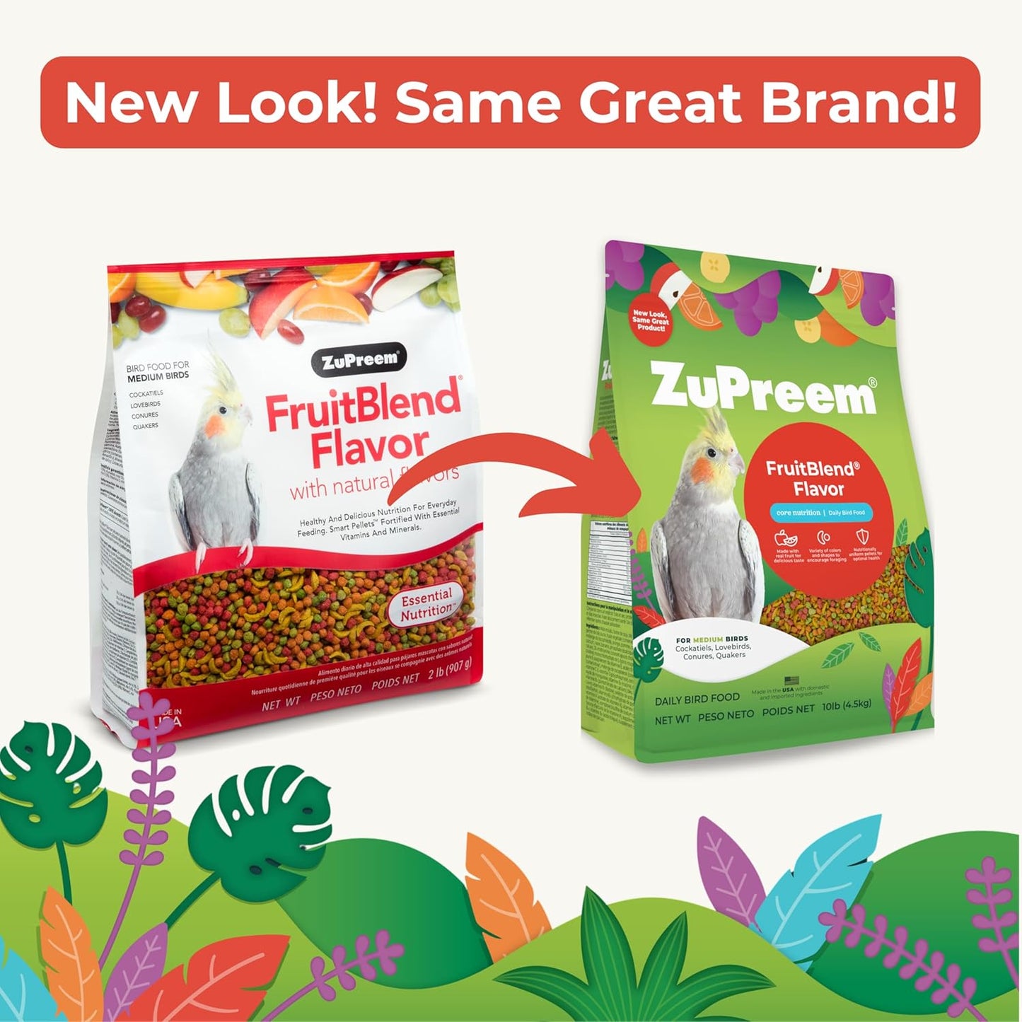ZuPreem FruitBlend Bird Pellets