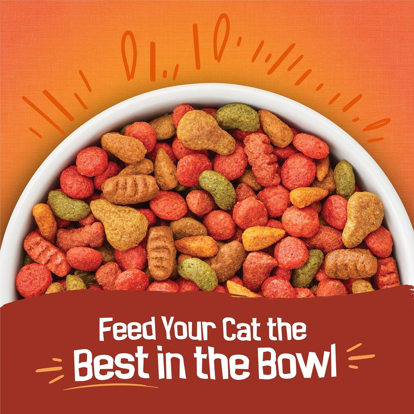 Purina Friskies Tender and Crunchy Combo with Flavors of Chicken, Beef, Carrots and Green Beans Dry and Tender Cat Food - 16 Lb. Bag