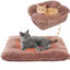 SCENEREAL Self Warming Cat Bed, Heated Cat Bed Mat for Cats Small Dogs, Brown 24" x 20"