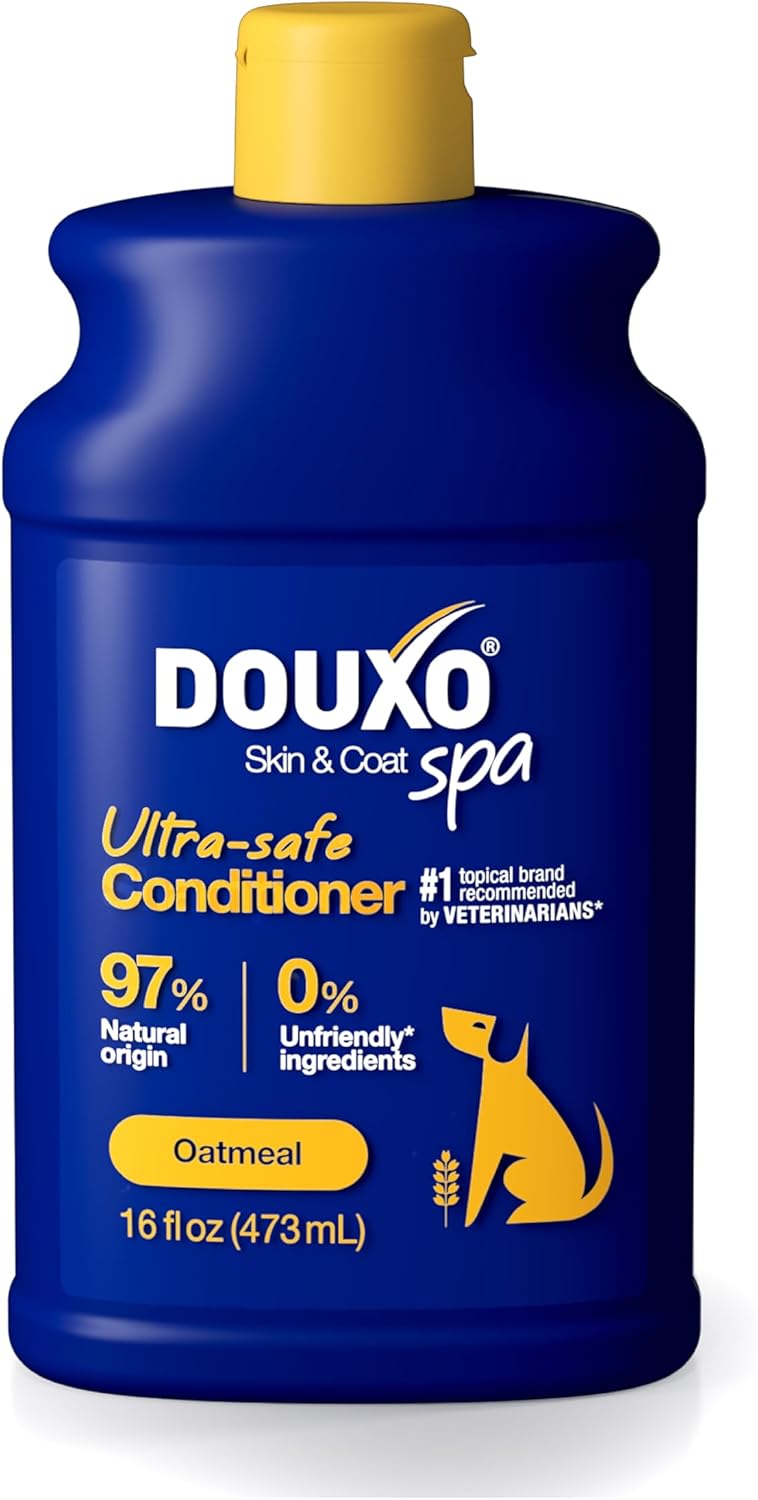DOUXO® Skin & Coat SPA - Ultra-Safe Oatmeal Dog Conditioner, 16 fl oz
