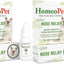 HomeoPet Feline Nose Relief, Safe and Natural Nasal and Sinus Medicine for Cats, Natural Pet Medicine, 15 Milliliters- Pack of 2