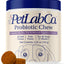 PetLab Co. Probiotics for Dogs, Support Gut Health, Occasional Diarrhea, Digestive Health & Seasonal Allergies - Pork Flavor - 30 Soft Chews - Packaging May Vary