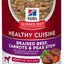 Hill's Science Diet Healthy Cuisine, Adult 1-6, Great Taste, Wet Dog Food, Braised Beef, Carrots & Peas Stew, 12.5 oz Can, Case of 12