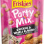 Purina Friskies Made in USA Facilities Cat Treats, Party Mix Chicken & Waffle Flavors - (Pack of 6) 6 oz. Pouches
