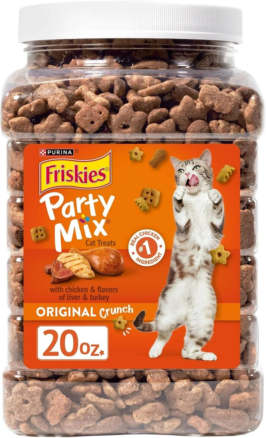 Cat Treats - With Chicken & Flavors of Liver & Turkey - 20 oz (Pack of 2)