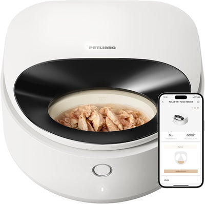 PETLIBRO Automatic Cat Feeder Wet Food Refrigerated New Upgraded APP Control,3 Days Freshness 3 Meals