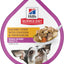 Hill's Science Diet Small & Mini, Senior Adult 7+, Small & Mini Breeds Senior Premium Nutrition, Wet Dog Food, Chicken & Vegetables Stew, 3.5 oz Tray, Case of 12