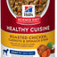Hill's Science Diet Healthy Cuisine, Senior Adult 7+, Senior Premium Nutrition, Wet Dog Food, Roasted Chicken, Carrots & Spinach Stew, 12.5 oz Can, Case of 12