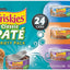 Friskies Wet Cat Food, Classic Pate Variety Pack, Ocean Whitefish and Tuna, Mixed Grill and Turkey and Giblets Dinner, (24) 5.5 Oz Cans