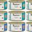 Applaws Additive Free Canned Cat Food in Broth in 3 Flavor Variety Bundle: (4) Whitefish and Salmon, (4) Tuna and (4) Tuna and Crab (12 Cans Total, 2.47 Ounces Each) Plus Shaynanigans Silicone Lid