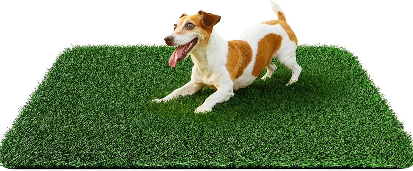 Grass Pad for Dogs 32 x 48 inches, Strong Absorbency Soft Artificial Grass for Pets