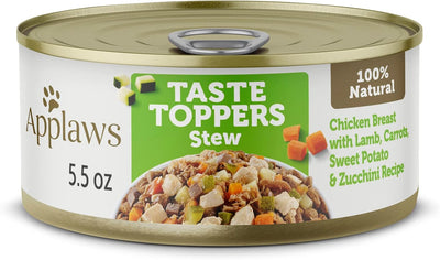Applaws Taste Toppers, Grain-Free Dog Food Topper, Limited Ingredient (12 x 5.5oz Cans)