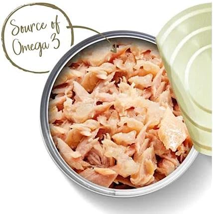 Applaws Additive Free Canned Cat Food in Broth in 3 Flavor Variety Bundle: (4) Whitefish and Salmon, (4) Tuna and (4) Tuna and Crab (12 Cans Total, 2.47 Ounces Each) Plus Shaynanigans Silicone Lid