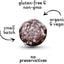 Lord Jameson: Blue Bliss 6 oz - Dog Patisserie Treats, Organic, Soft & Chewy No-Bake, Blueberry Antioxidant Rich Bites, Gluten & Preservative Free