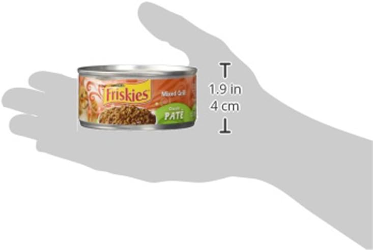 Friskies Wet Cat Food, Friskies Pate, 3-Flavor Variety Pack, 5.5-Ounce Can, Pack of 12