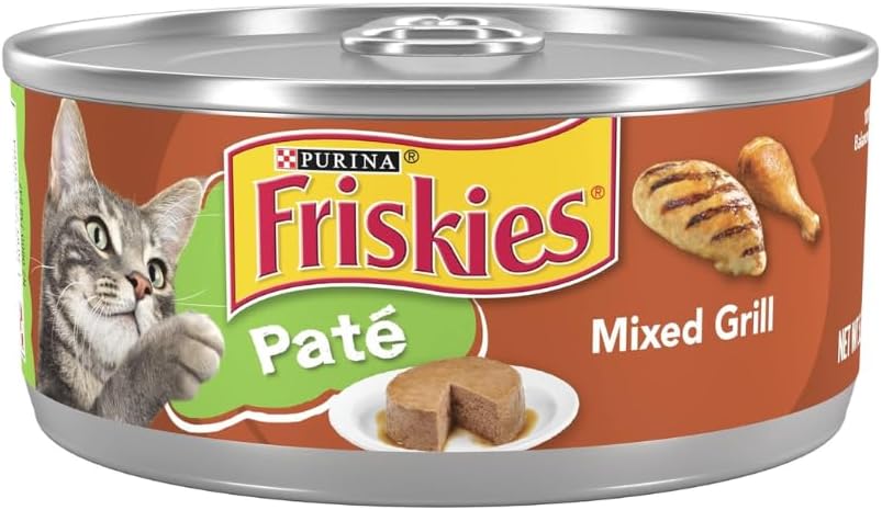 Friskies Mixed Grill Dinner Cat Food 5.5 oz (Pack of 24)