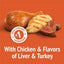 Cat Treats - With Chicken & Flavors of Liver & Turkey - 20 oz (Pack of 2)