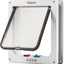 Depets Large Cat Door (Outer Size 9.9" x 9.2"), 4 Way Locking Cat Flap Door for Interior Exterior Doors