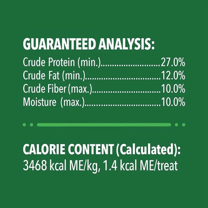 Greenies Cat Treats, Veterinarian-Recommended Adult Natural Dental Cat Treats, Tempting Tuna Flavor, 4.6 oz. Tub