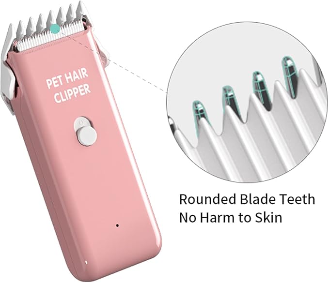 Dog Cat Home Hair Waterproof Clipper Portable Electric USB Rechargeable