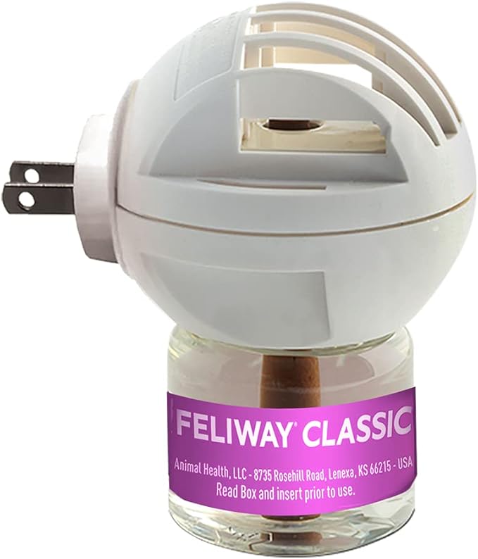FELIWAY Classic 30 Day Cat Calming Plug In Pheromone Diffuser Starter Kit, 48ml