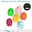 Dog Toys, Squeaky Latex Rubber Bouncy Balls, Squeaky Egg Dog Toys Balls(6 Pack, Small)