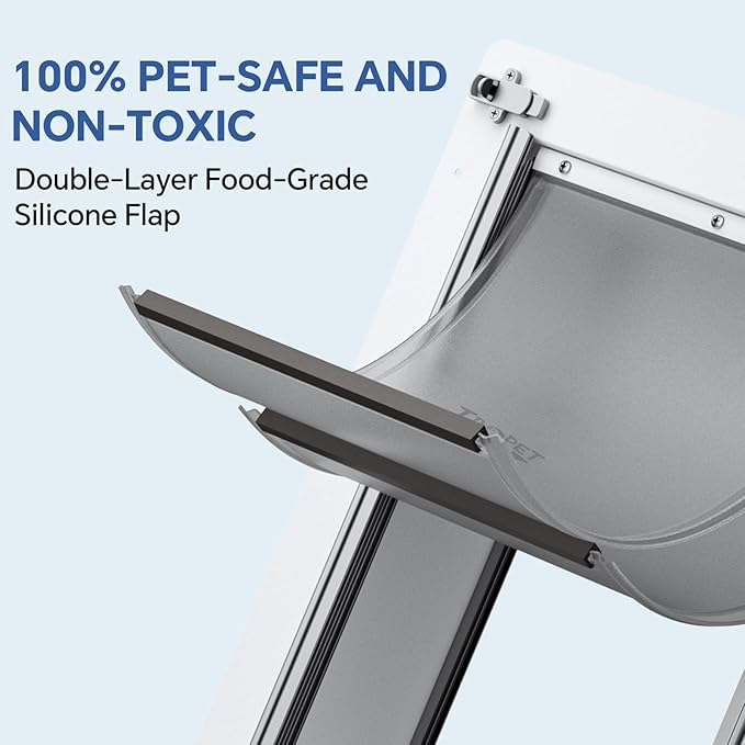 Pet Door for Wall (Cat Up to 10 lbs) - Small