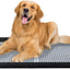 HQ4us Dog Pee Pad Holder Tray with Grate 45”×34”, Large Dog Litter Box Toilet