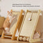 Wall-Mounted Sisal Cat Scratching Board & Bed,Cat Scratcher with rotatable sisal Balls,Cat Bed with Scratching Post,Cat Scratch Board,Self-Play Toy,Cat Scratching Tree