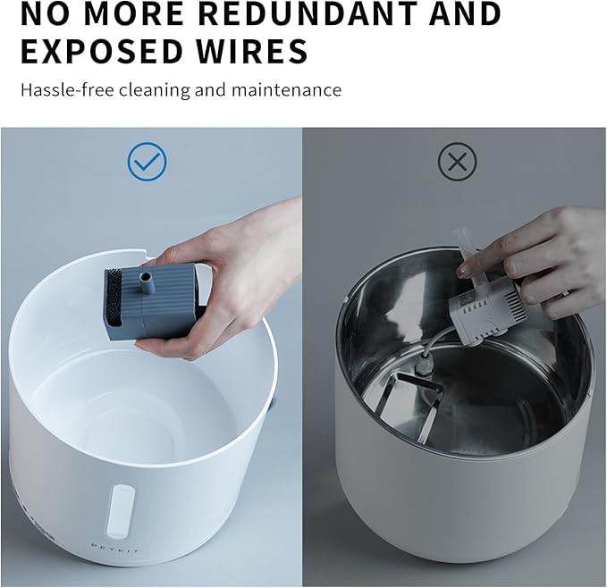 PETKIT EVERSWEET Solo 2 Cat Water Fountain with Pump, Ultra Quiet 70oz/2L (App Control)