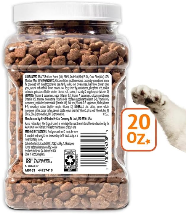 Cat Treats - With Chicken & Flavors of Liver & Turkey - 20 oz (Pack of 2)