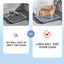 Indoor Dog Potty Tray with High Wall,25.59"X19.69" Pee Pad Holder,Dogs Litter Box