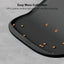 PETLIBRO Dog Food Mat, Silicone Non-Slip Waterproof Cat Food Mat for Feeder & Fountain & Bowl, Dog Bowl Mats with Raised Edge Spill Protection Floor, Extra Large Cove Feeding Mat for Pet 22''x16.5''