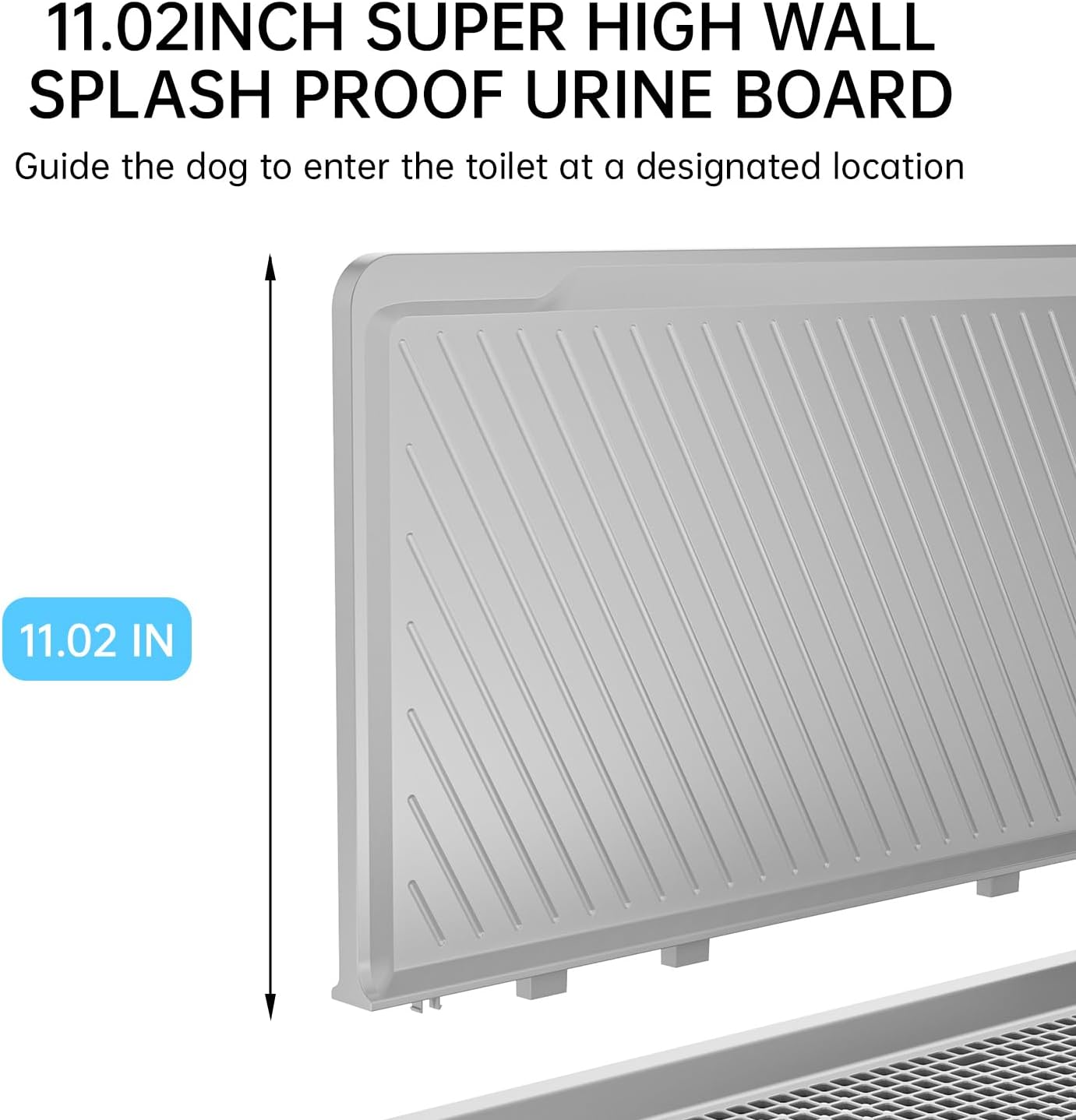 Indoor Dog Potty Tray with High Wall,25.59"X19.69" Pee Pad Holder,Dogs Litter Box