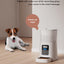 PETLIBRO Automatic Cat Feeder, 6L Auto Pet Cat Dry Food Dispenser with Clog-Free Design, Low Food LED Indication, 0-50 Portion Control for 1-6 Meals Daily, 10s Voice Recorder for Small & Medium Pets