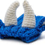Zoo Snoods Blue Ox Costume - Warm Knit Dog Snood Wrap for Pets, Neck Ear Cover Protection for Halloween Winter (Small)