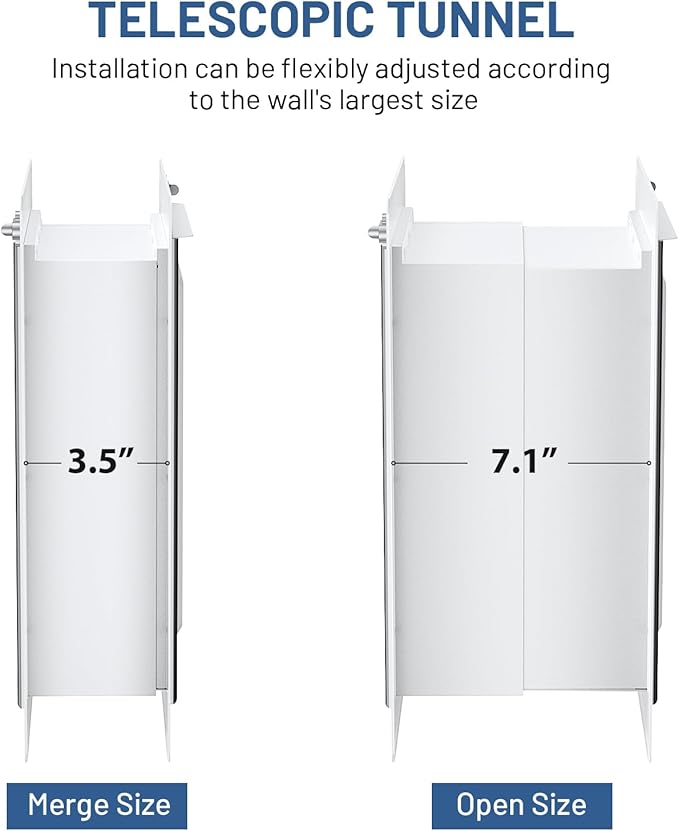 Pet Door for Wall (Cat Up to 10 lbs) - Small
