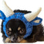 Zoo Snoods Blue Ox Costume - Warm Knit Dog Snood Wrap for Pets, Neck Ear Cover Protection for Halloween Winter (Small)