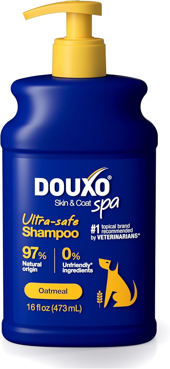 DOUXO® Skin & Coat SPA - Ultra-Safe Oatmeal Dog Shampoo, 16 fl oz