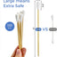 GOLD HONEY 6 Inch Large Cotton Swabs, 500PCS Dog Ear Swabs with Bamboo Handle for Dogs, Pet-Specific, Gentle Design, Lint-Free, Pet Cotton Stick Ear Cleaning