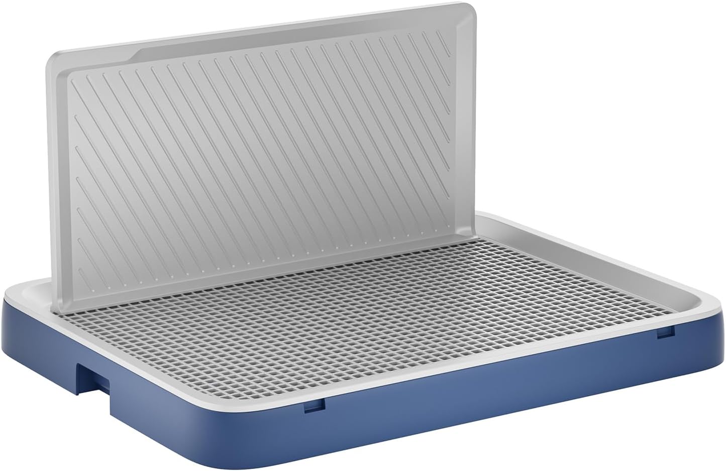 Indoor Dog Potty Tray with High Wall,25.59"X19.69" Pee Pad Holder,Dogs Litter Box