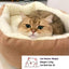 Cat Dog Bed for All Size Cats & Small Dogs