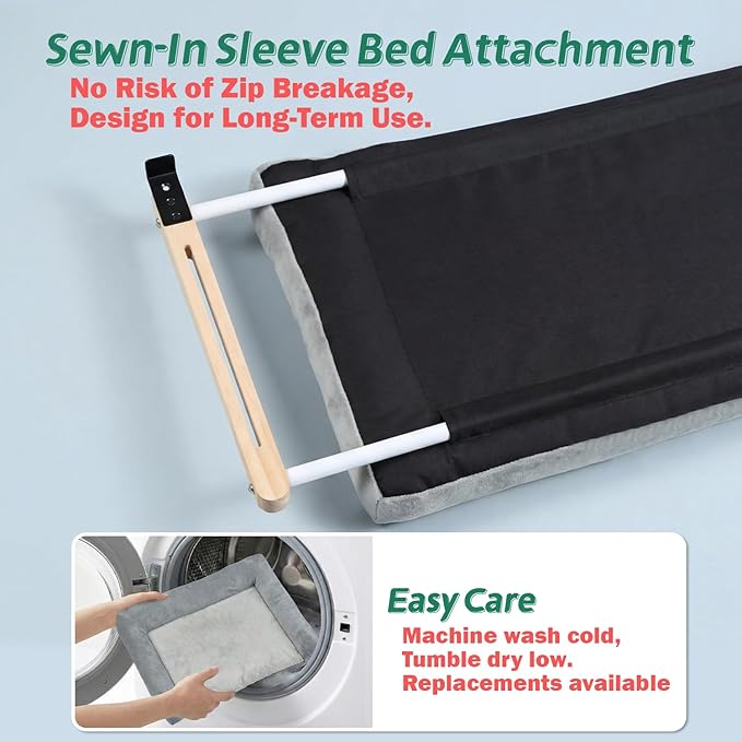 Zakkart Cat Perch for Window Sill with Bolster - Orthopedic Hammock Design