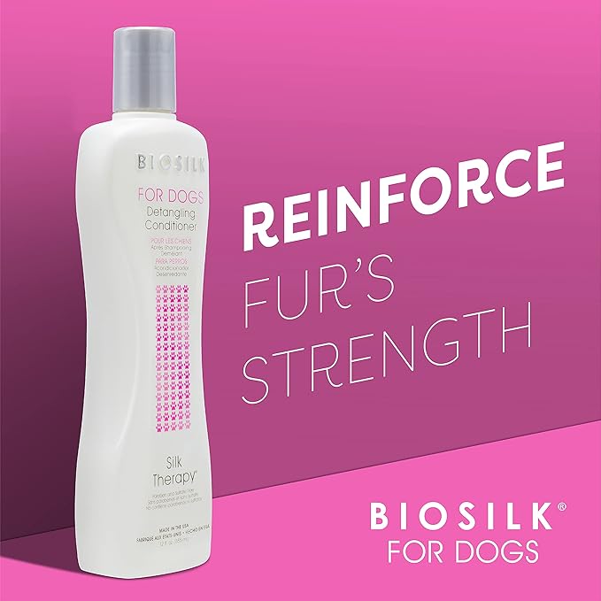 BioSilk for Dogs Silk Therapy Dog Detangling Conditioner