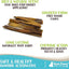 Raw Paws Camel Skin Chews for Dogs, 10-inch (10-Count)