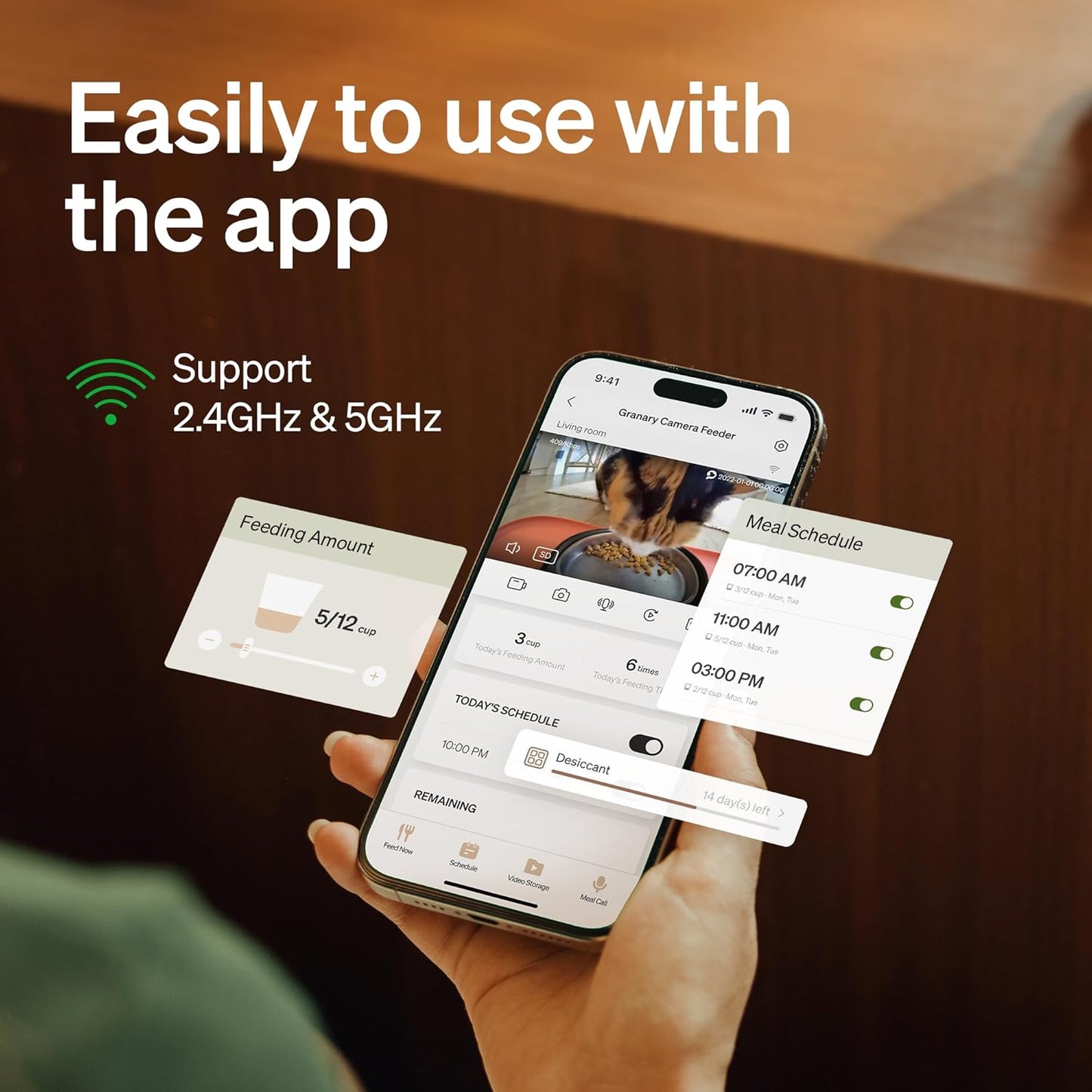 Peltibro Automatic Pet Feeder with Camera