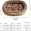 Cat Dog Bed for All Size Cats & Small Dogs